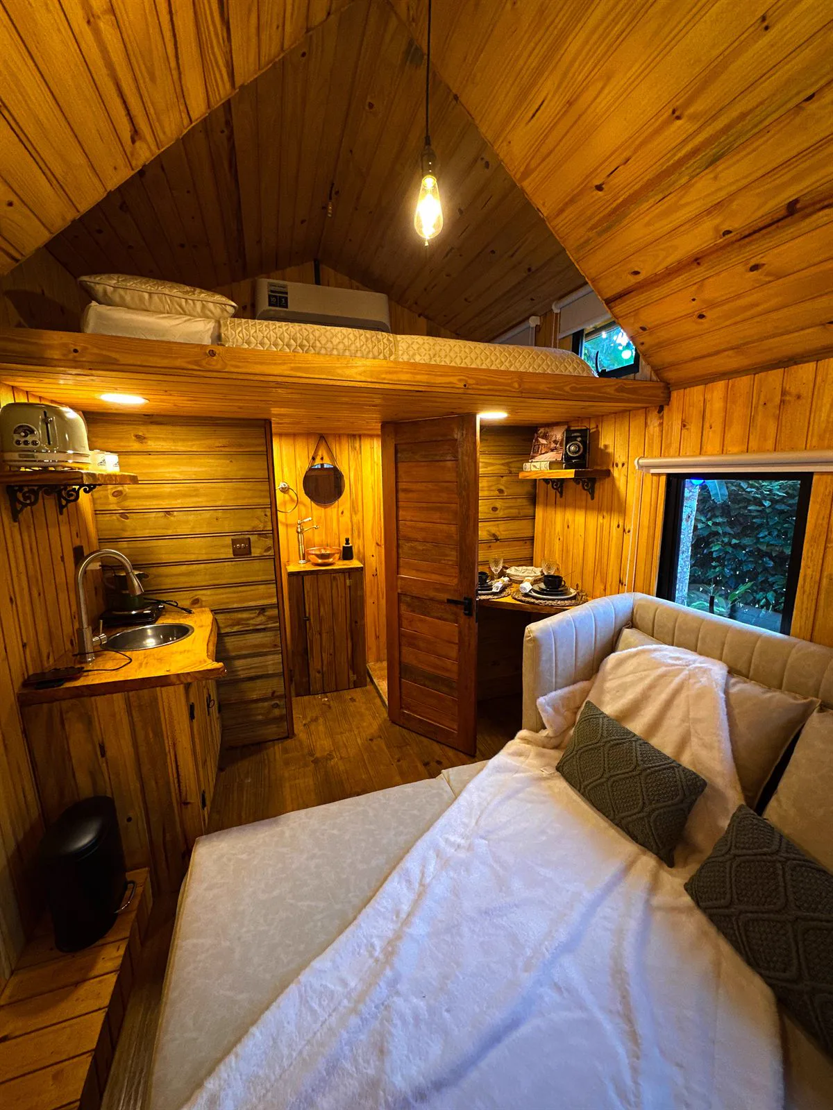 Quarto Privativo do Motorhome Vintage
